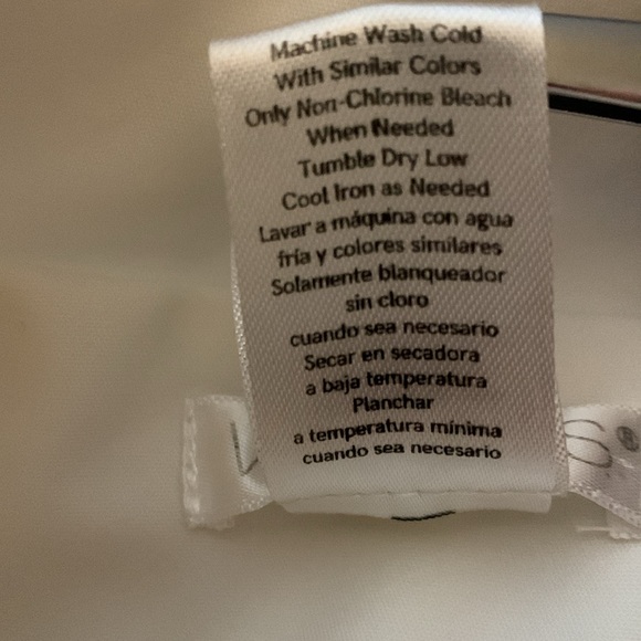 🔥VENUS Popped Collar White Asymmetrical High/Low Top Gold Accents Size 12 - Picture 6 of 14